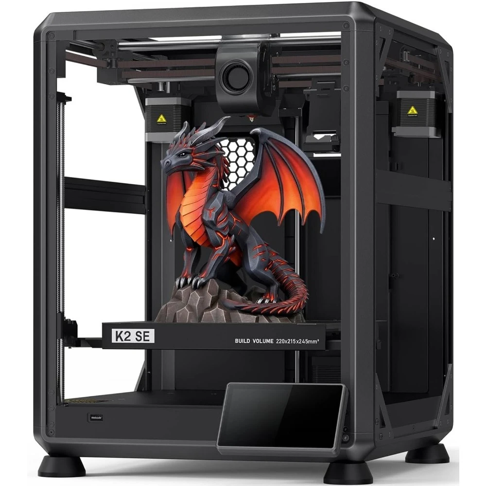 USA Stock 3D Printer 500mm/s High-Speed Multi Color CFS Solid Metal Auto Leveling Direct Drive Quick-Swap Nozzle