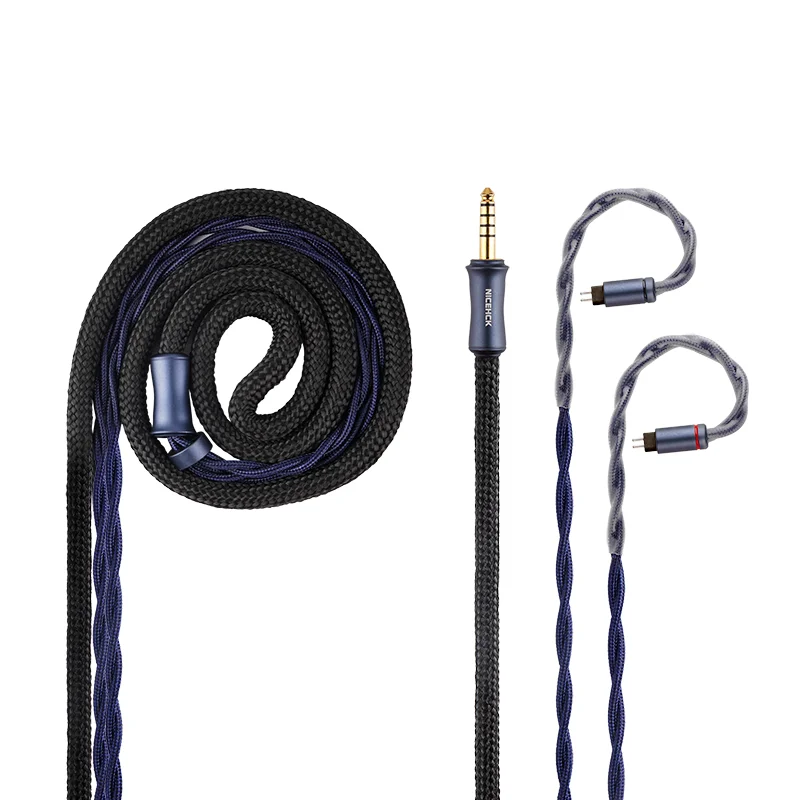 NICEHCK DragonScale Pro HiFi Audio Cable 8N Ultra-high Purity Earphone Upgrade Wire 2Pin OFC 4.4mm Plug dla Cantor Meteor NX8 — zdjęcie produktu 7