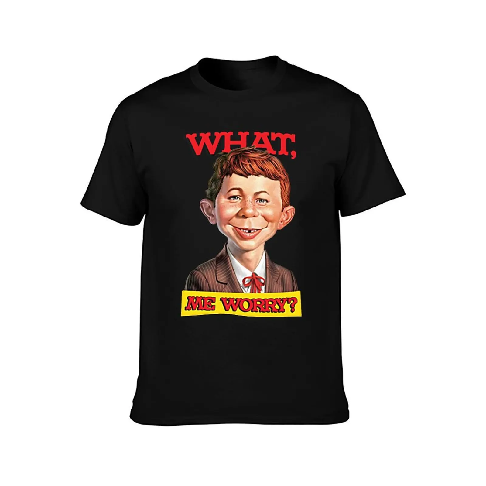 What, me worry? - Alfred Neuman v1 T-Shirt Halloween Theme T-Shirt