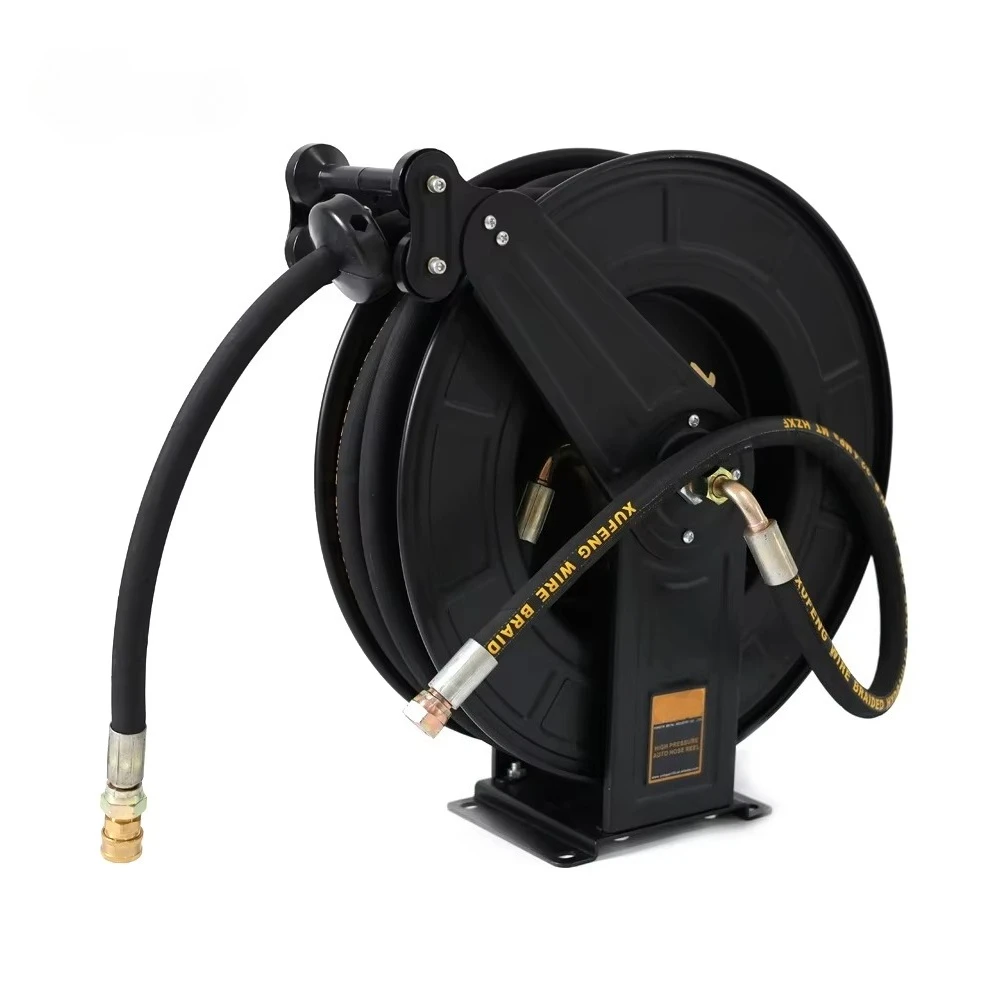 

Промышленный металлический шланг для высоконапорной мойки из стальной проволоки, 3/8 дюйма, 20 метров, для тяжелых условий эксплуатации, с катушкой