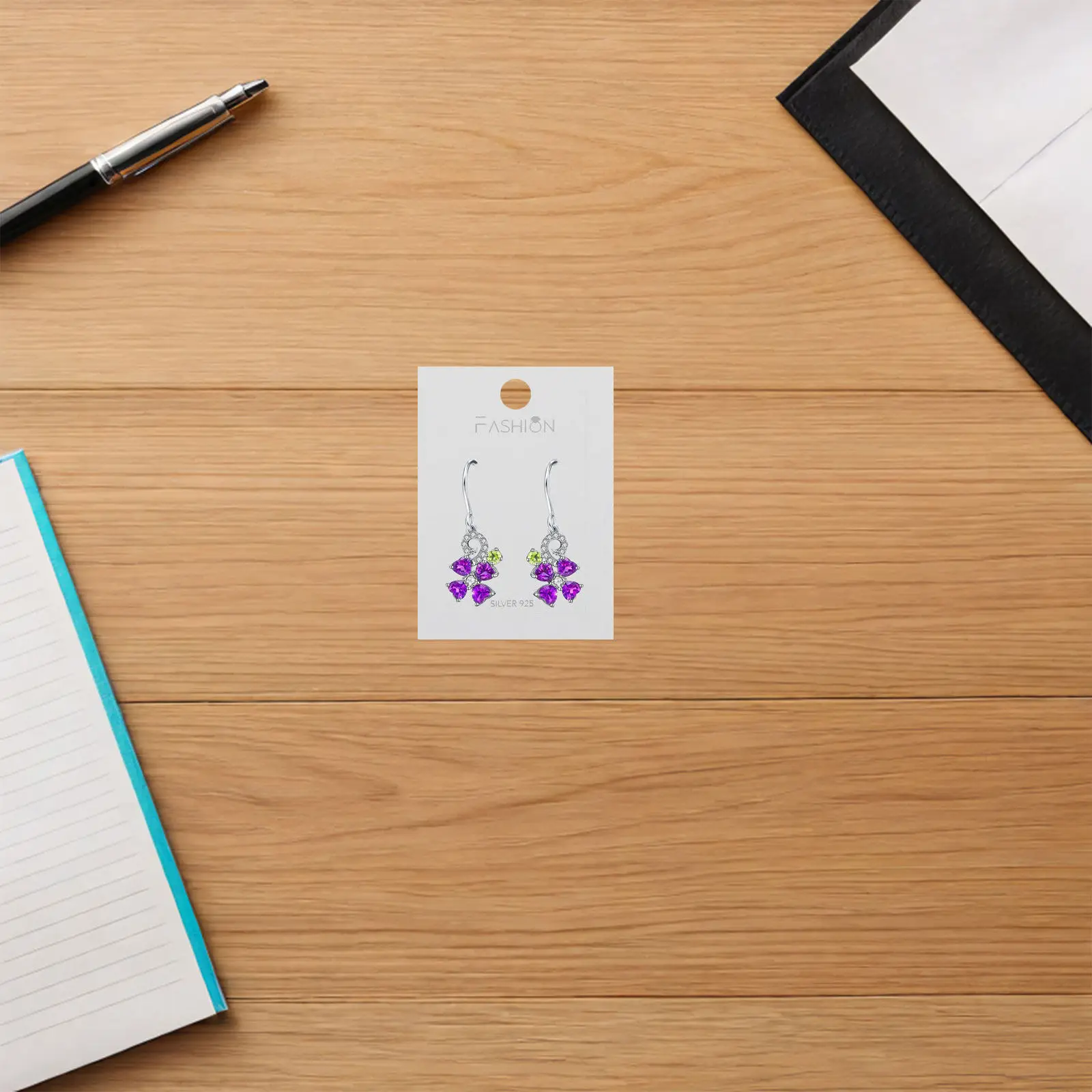 

100Pcs High-Grade Cardboard Necklace Display Cards Simple Design Practical Use for Pendant Showcase Paperboard Necklace Cards
