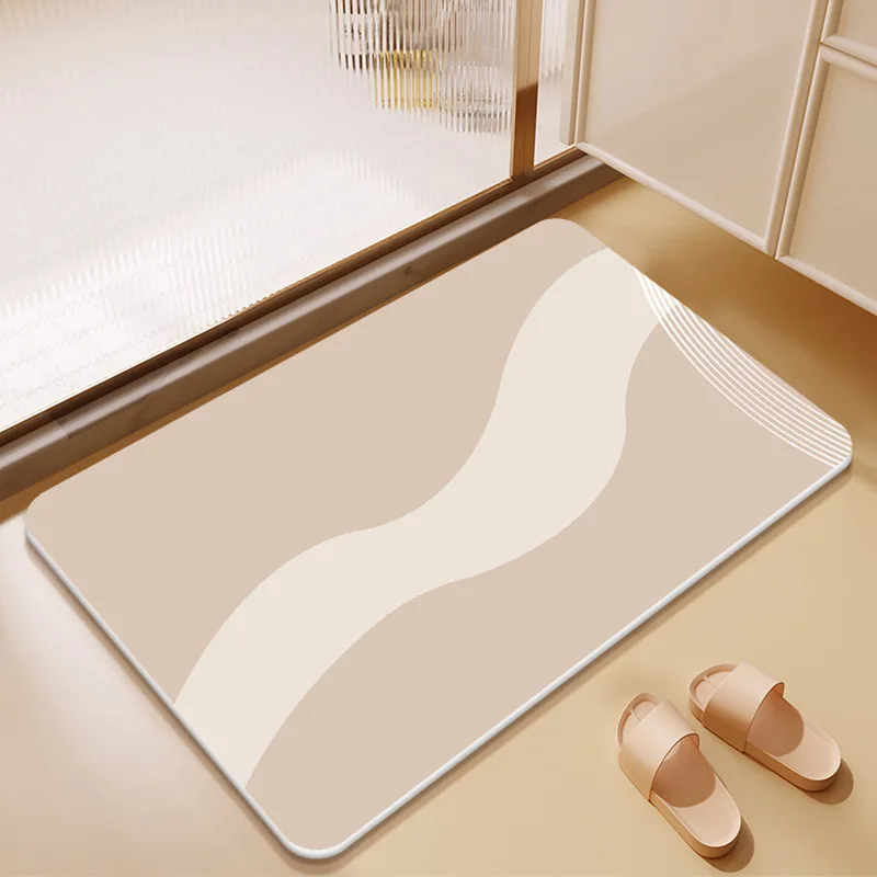 Japanese non-slip mat bathroom  toilet entrance  carpet   mute