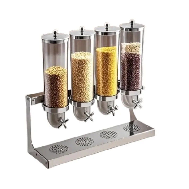 

Thickened stainless steel cereal dispenser, hotel tableware buffet stove
