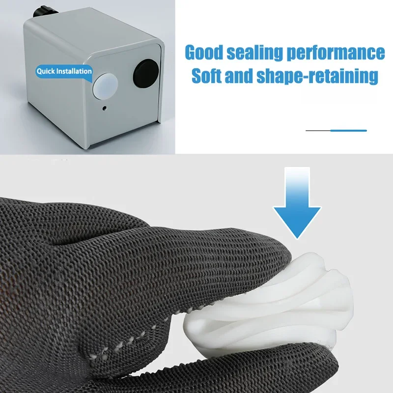 T-Type Silicone Hole Plug Snap Flat Head Rubber Stopper With Card Slot High Temperature Resistant Soft Rubber Seal Plug Cover