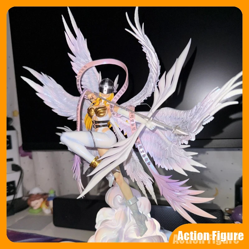 New Digimon Adventure Anime Figure Angewomon Yagami Hikari Childhood 28cm Goddess Exquisite Premium Collectibles In Stock view 3