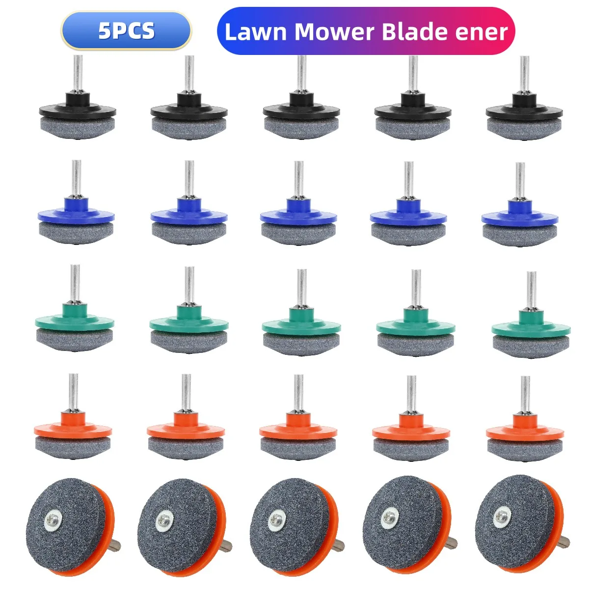 5/2/1PCS Lawn Mower Sharpener Garden Tools Hand Drill Electric Drill Sharpener Multifunctional Stone Wind Electric Sharpener