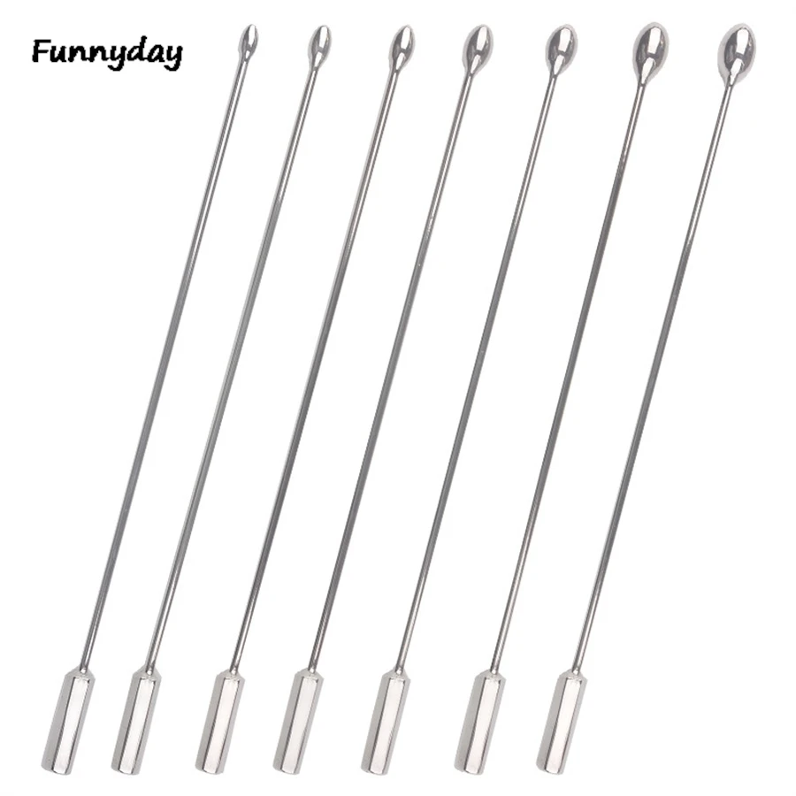 Estimulación del ojo de caballo, tapón para pene, productos para adultos, Juguetes sexuales para hombres, dilatador masculino, catéter uretral de acero inoxidable, masturbador