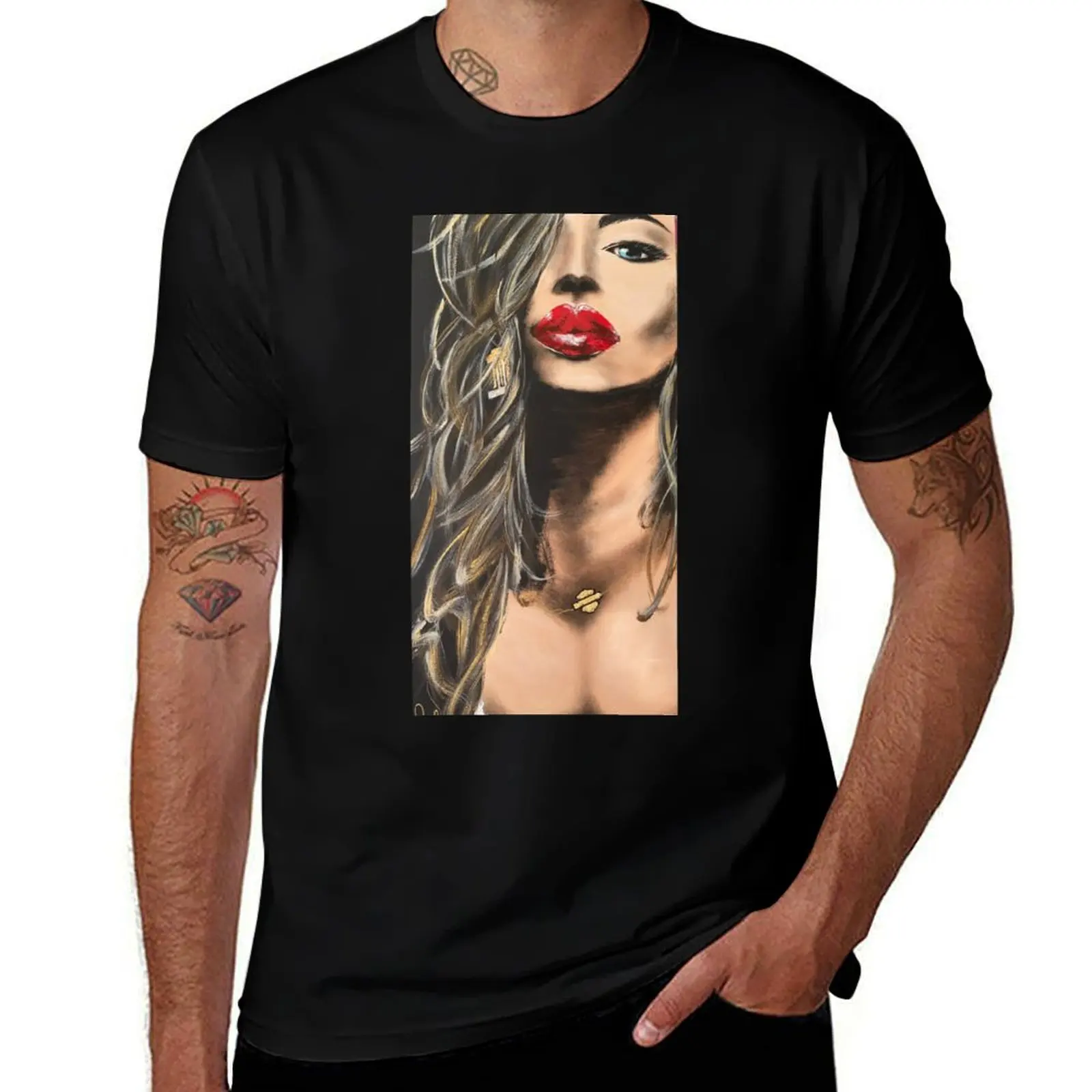 

Nancy T-Shirt t shirt man plain t shirts for man pack cotton T-Shirt