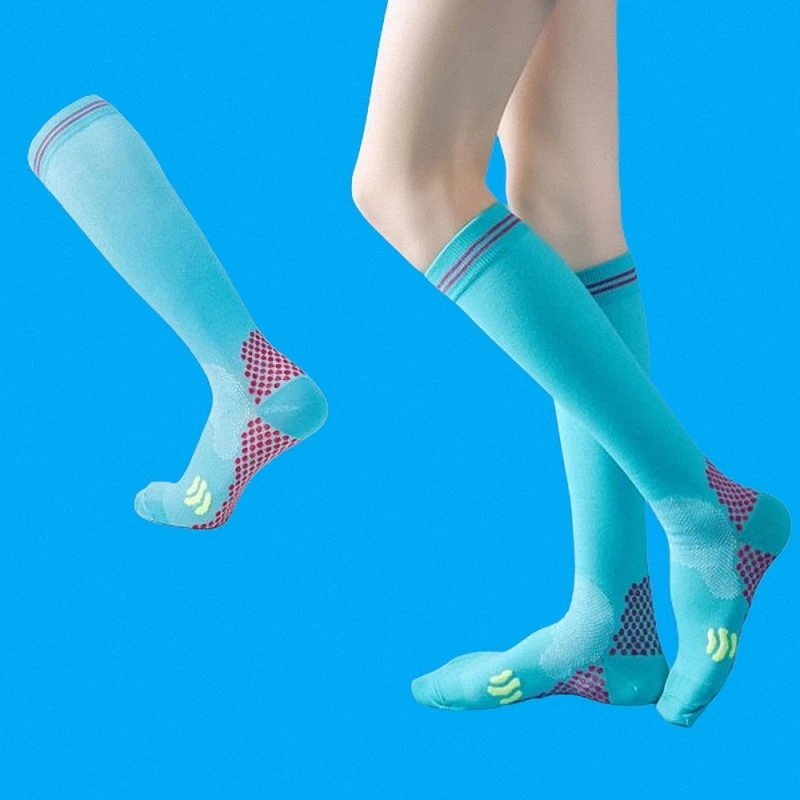 Chaussettes de sport d'intérieur décontractées pour hommes et femmes, yoga, tennis, énergie musculaire, mollet, chaussettes à sauter, fitness professionnel, 5/10 paires