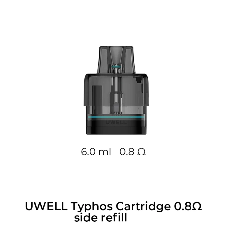 Uwell Typhos Pod 6 0.3ohm 0.3/0.6/0.8ohm MTL RDL Typhos Pod Kit pod system for pod systems - gallery image 4