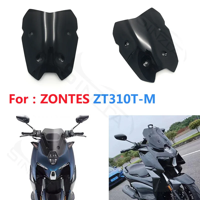 

For Zontes ZT310M ZT310-M ZT310T-M 310M M310 ZT-M310 Dedicated Front Motorcycle Windscreen Windshield Sport Wind Deflectors