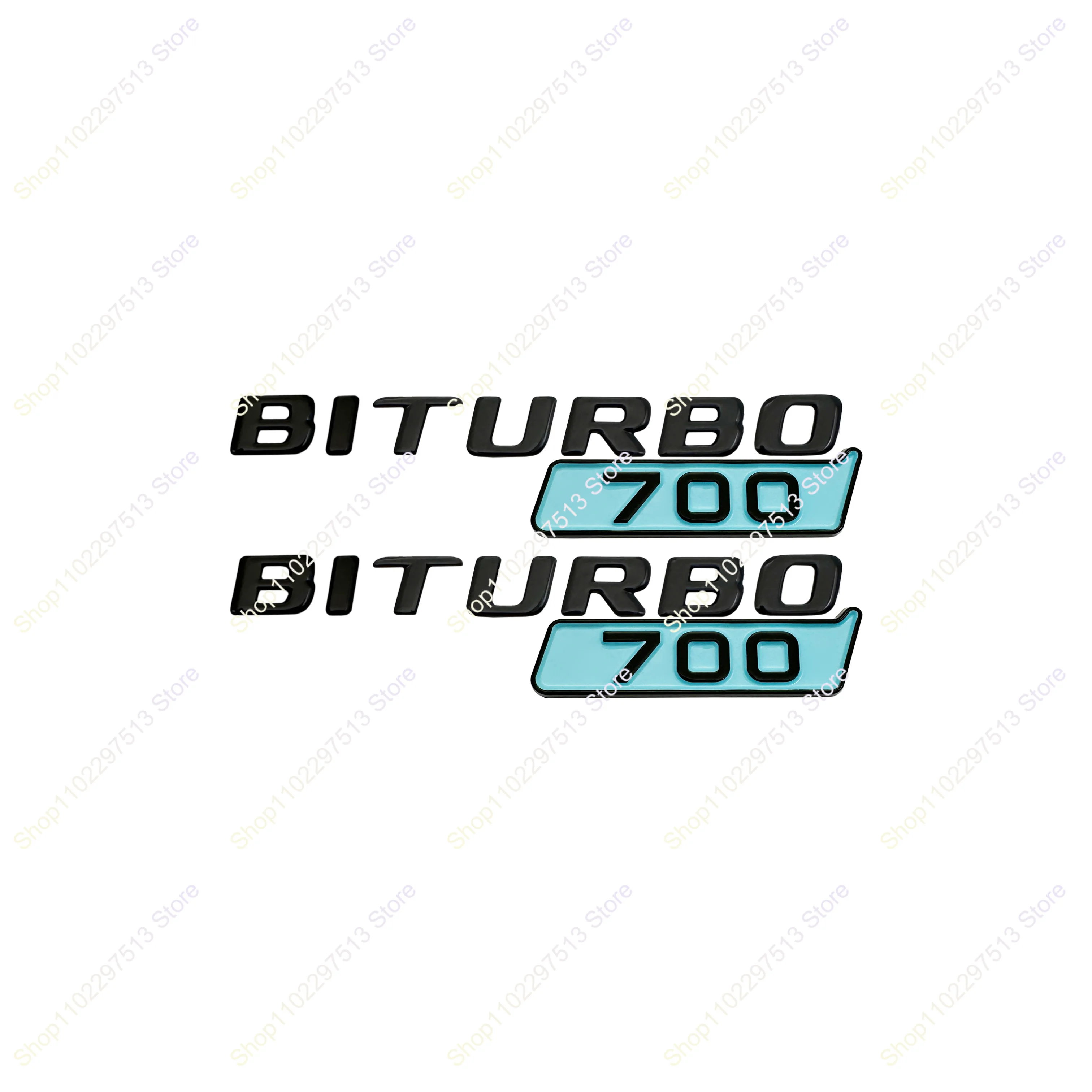 Glacier Blue 700 800 900 ROCKET EDITIN BITURBO 700 800 900 ABS Emblem Car Side Trunk Sticker For G Class G700 G900 W463 W464