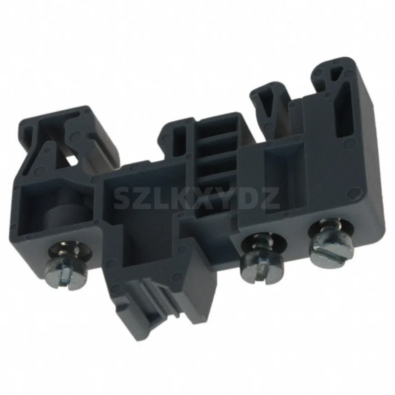 10 PÇS/LOTE E/UK 1201442 CONN TERM BLK END BRCKT RAIL GRY