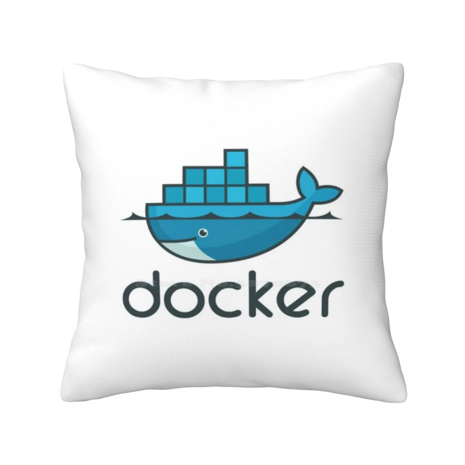 Docker Home Sofa Car Cushion Cover Pillowcase Docker Devops Container Development Linux Gnu Virtualization Box Code Production