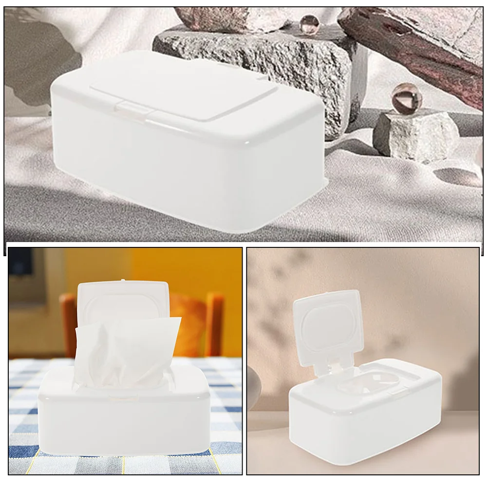 3 Pcs Wipe Box Baby Small Holder Household Tissue Case Dispenser Wipes Infant Lid Container Pp Reusable