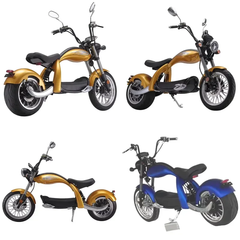 STROVAN Model X5 Fast Speed Citycoco 2000w Electric Motorcycle Scooter Adult EEC/COC Certificate Chopper