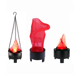 Luz de llama de simulación 3D para decoración, lámpara de fuego falso parpadeante para Halloween, fiesta de Navidad, enchufe de la UE/EE. UU./AU/Reino Unido, AC100-240V