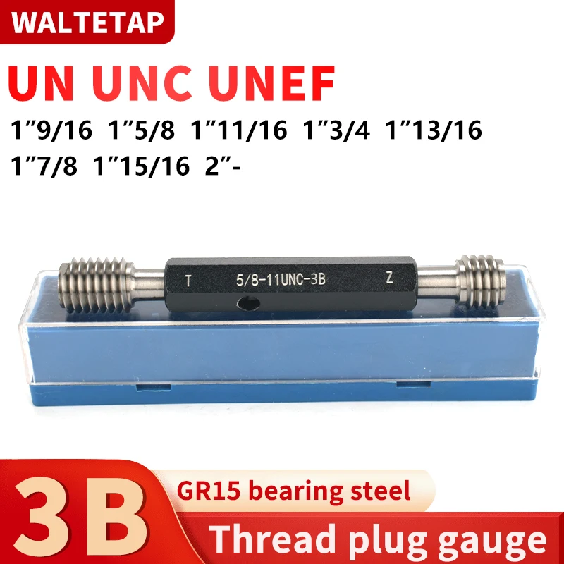 

1 шт. 3B 1''9/16 1''5/8 1''11/16 1''3/4 1''13/16 1''7/8 1''15/16 2''-UN/UNC/UNEF Американский стандартный манометр с мелкой резьбой