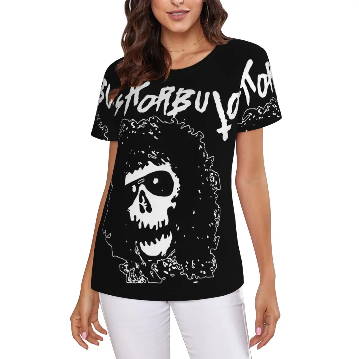 Camiseta Eskorbuto Band para mujer, camisetas de manga corta, ropa con cuello redondo, camisetas de algodón para verano, ropa de calle
