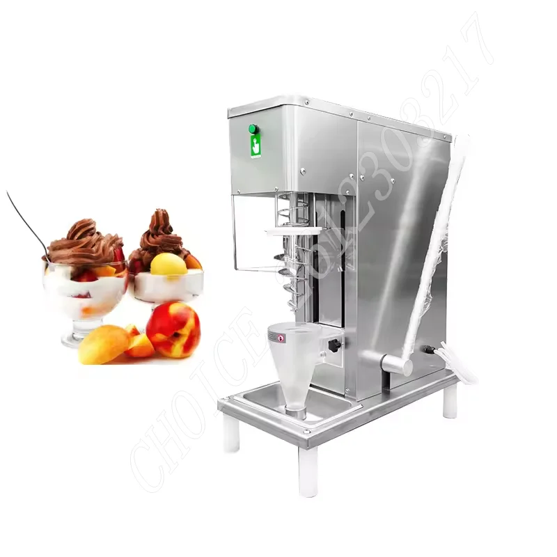 

110/220V Commercial Stainless Steel Swirl Drill Yogurt Real Fruit Ice Cream Mixer Mixer Frozen Fruit Swirl Drill Ice Cream Maker