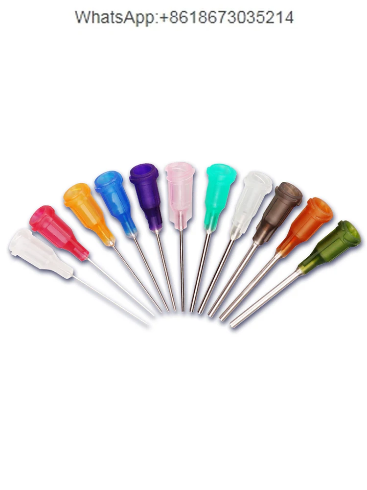 

1 inch plastic steel base dispensing needle dispensing machine needle nozzle accessories needle tube length 25MM dispensing