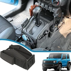 Car Gear Shift Storage Bag Box Organizer Tray for Suzuki Jimny JB64 JB74 XL 5-Door 2019- 2024 Stowing Tidying Interior Accessory