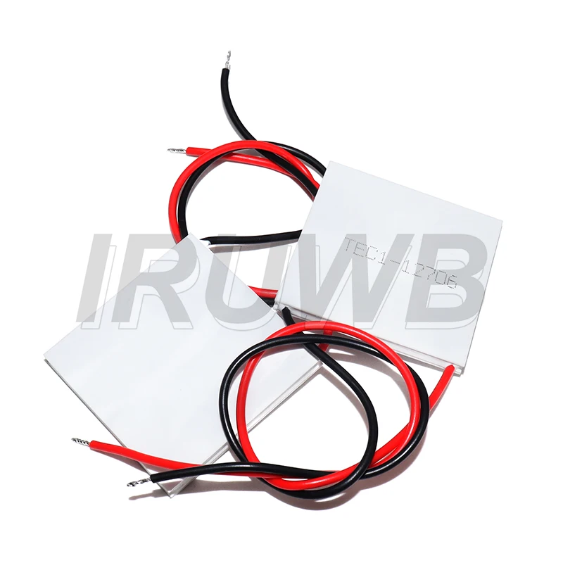 2pcs 12706 12V Cooling Peltier DIY Electronics TEC1-12706 Cooler Peltier 40*40mm Thermoelectric Element Module