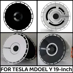 4PCS 19Inch Wheel Hubcap Hight Performance Replacement Hub Cap For Tesla Model Y  Wheel Cap Full Rim Cover Accessories 2019-2023
