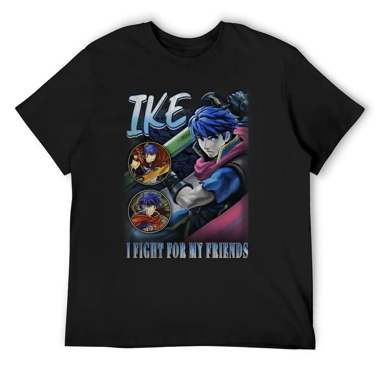 

Ike Vintage Rapper Tee T-Shirt cotton graphic tees graphic t shirt vintage Short sleeve tee plain white t shirts men