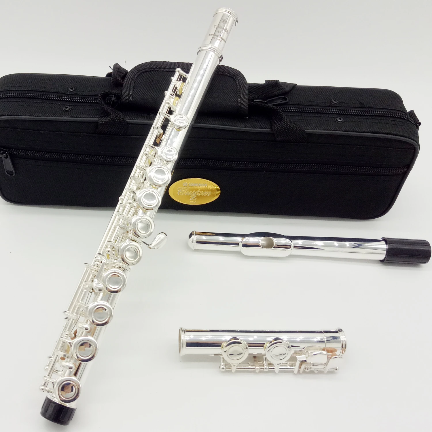 New MFC Flute 574 Silver Plated Professional Flute Instrument Intermediate Student Flutes C Leg 16 Holes Closed Hole E Key