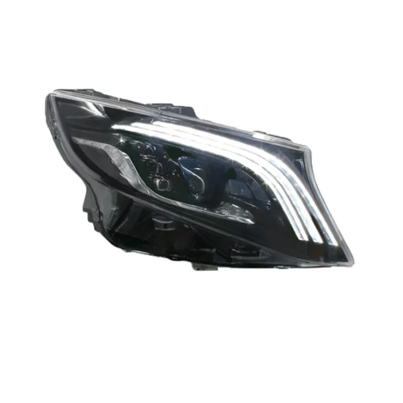 For Mercedes Benz Headlight Assembly V-Class VITO Metris 2016-2023 Maybach Style LED Running Front Light W447 HeadLamp