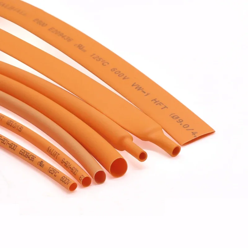1/2/5Meter Diameter1-50mm Shrink Tube Winding Line Heat Shrink Ratio Polyolefin Insulated Cable Sleeve Double Shrinkage Rate2: 1