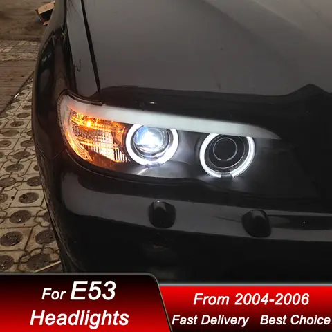 8 best sales bmw x5 e53 headlight - №1
