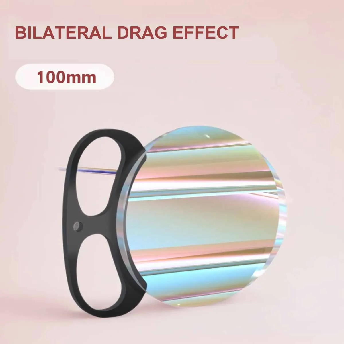 100mm Handgehaltener Doppelseitiger Schatten-Effekt-Filter für Fotografie DSLR-Kamera-Zubehör Spiegel