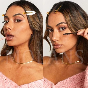 Không uốn cong các kẹp tóc liền mạch cho phụ nữ, Barrette bên, trang điểm, rửa mặt phụ kiện, kẹp tóc tạo kiểu cho cô gái, 10 % theo bộ 8 Tóc bán hàng chính cho người lớn - №7