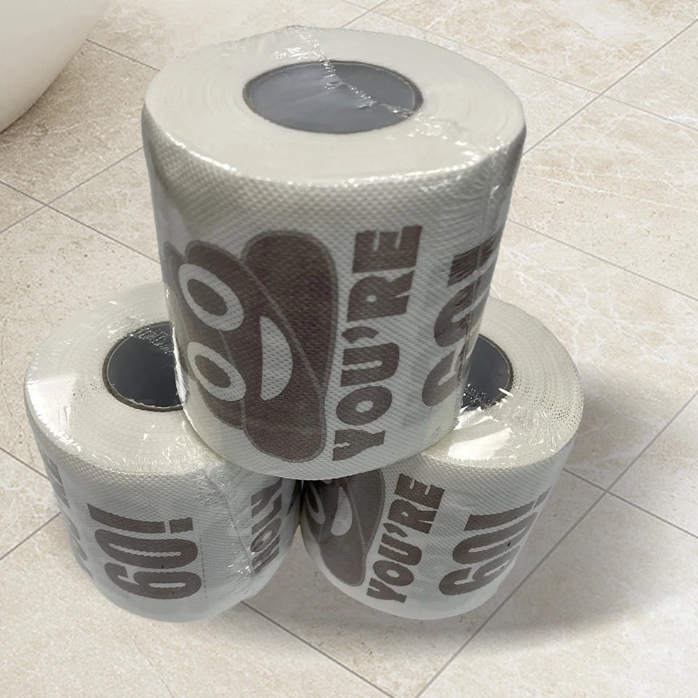 Poop Printed 30st Birthday Decorations Toilet Paper Holy You\'re 30 Printed Toilet Paper Birthday Gifts for Women and Men Party