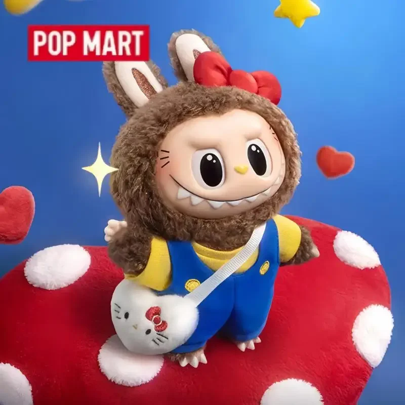 

New POP MART THE MONSTERS x Sanrio Family Vinyl Plush Pendant Genuine Mystery Blind Box Toy Anime Figure Ornament Surprise Gifts