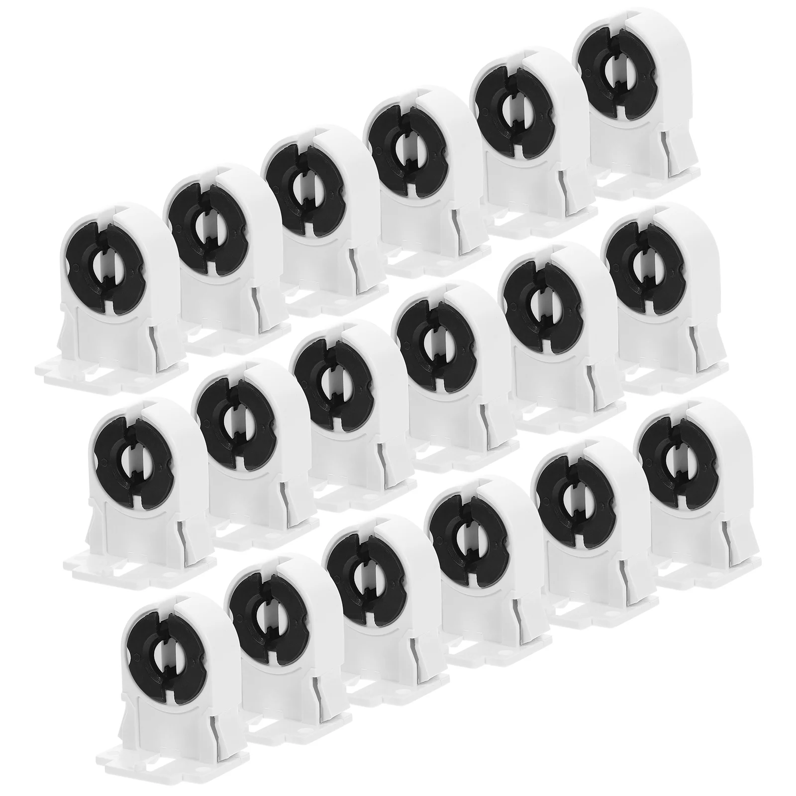 

50 Pcs Fluorescence Fluorescent Lamp Holder Light Bulbs LED Tube Sockets Bracket