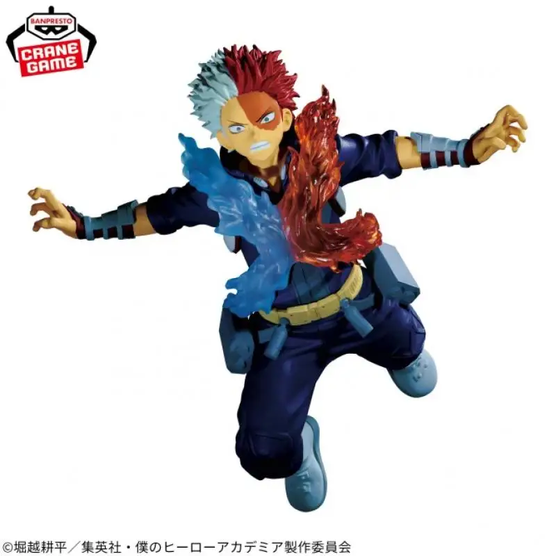 Original en Stock Bandai Banpresto My Hero Academia Todoroki Shoto figura de paisaje adornos Anime películas Festival recoger