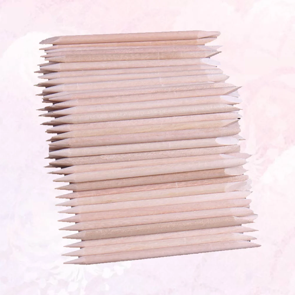 

500 Pcs Stick Bagged Pedicure Tool Scrapers Bamboo Wooden Manicure Tools Nail Sticks Beauty