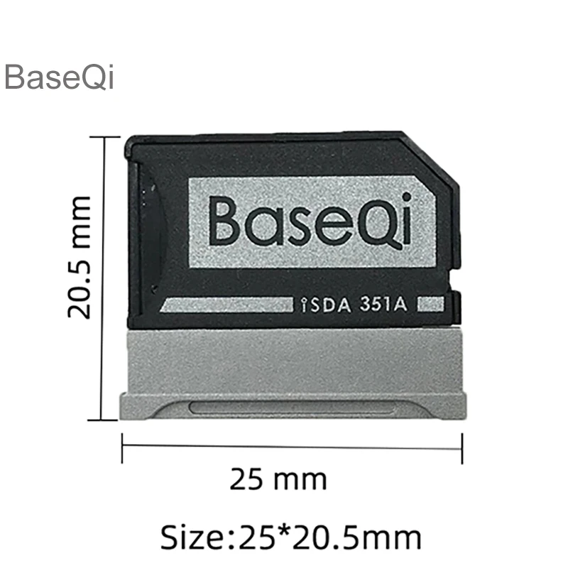 BaseQi adaptateur Microsd pour Microsoft Surface Book2/3 15 pouces, lecteur de carte Minidrive 351A