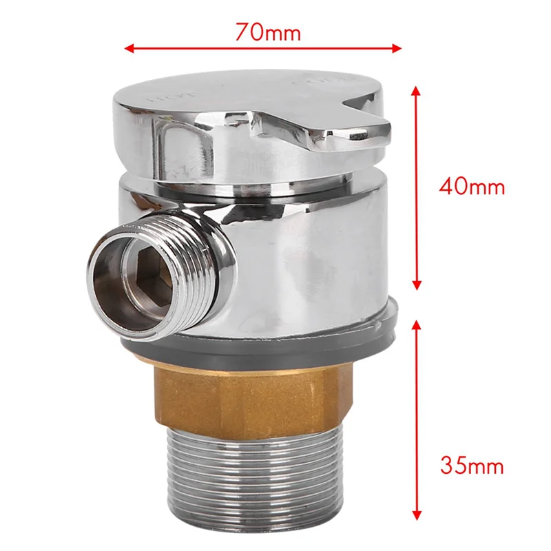 HLZS-2X Shower Hose Valve Shower Faucet Hot & Cold Water Thermostatic Mixer Mixing Valve Suitable For RV And Yachts