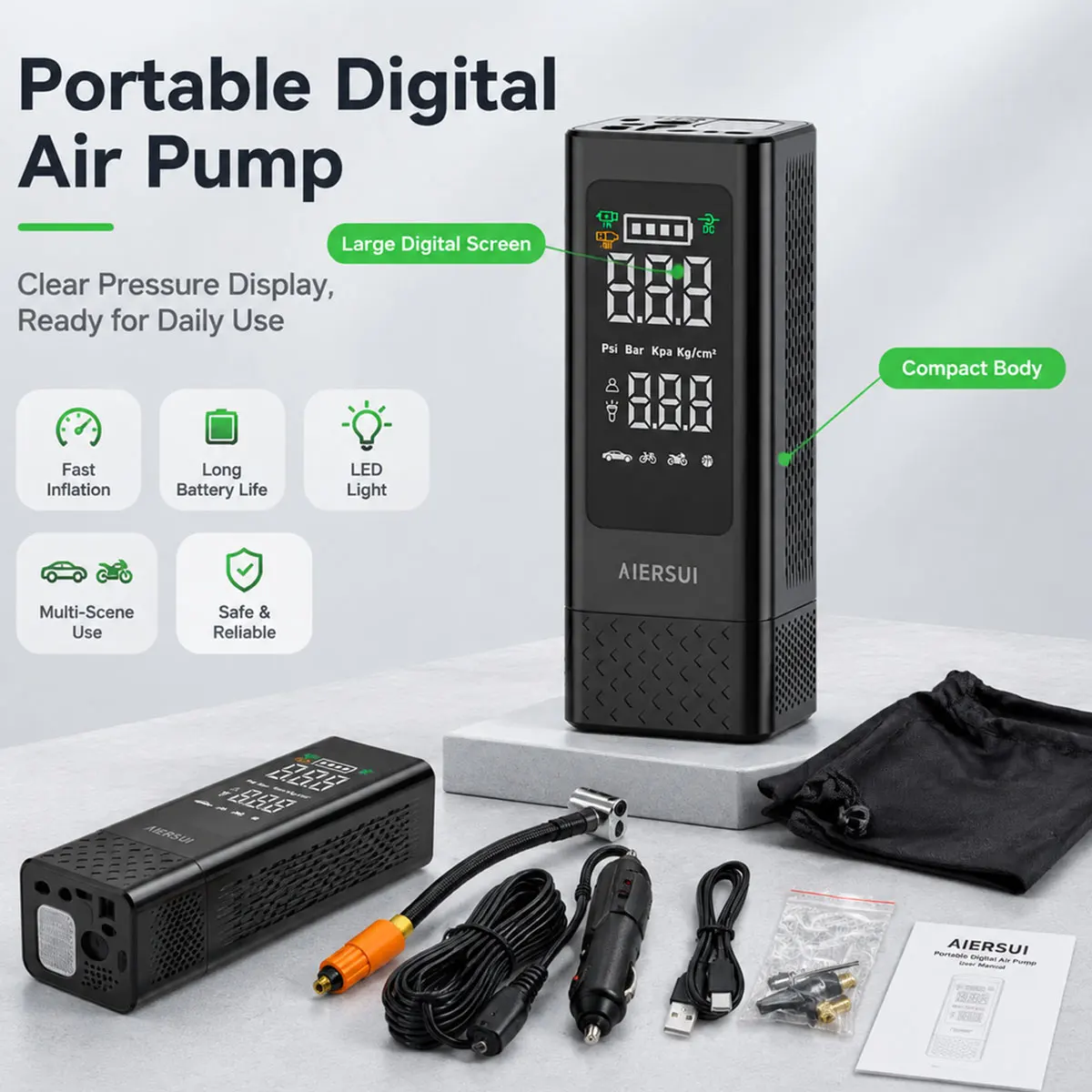 portable-digital-air-pump-black-upright-design-compact-inflator-with-display-screen