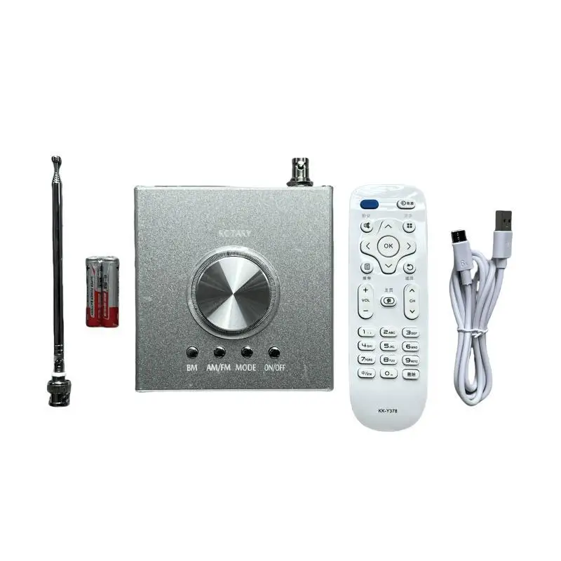 FB-280 TEF6686 high-sensitivity radio FM/AM supports global frequencies + built-in battery+ infrared remote control,