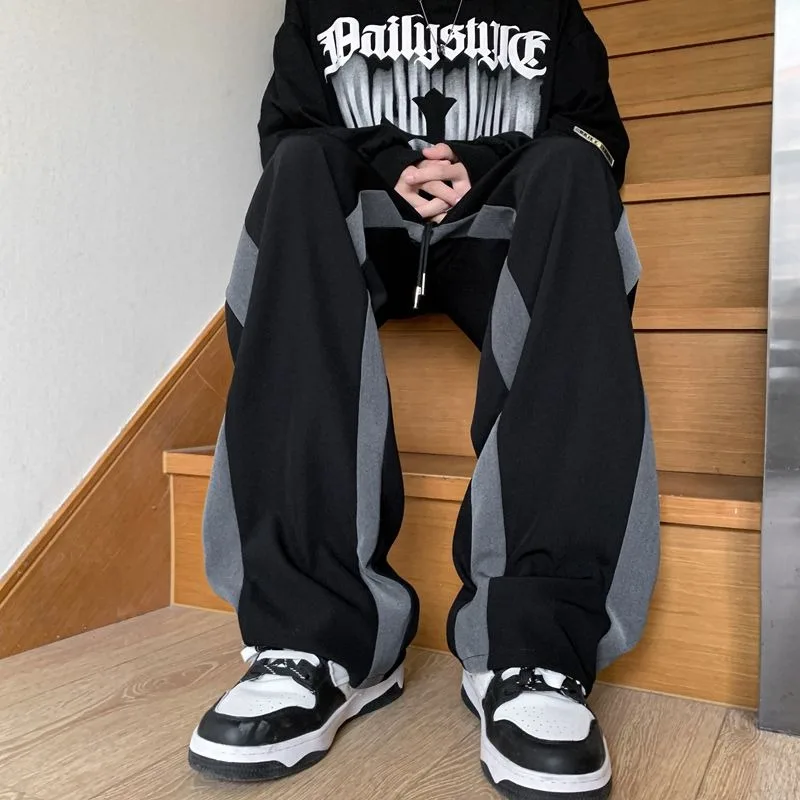 

High Waist Trousers Sweatpants for Men Comfortable Clearance Sale Retro New in Cool Korean Trend Deals Oversize Man Sports Pants