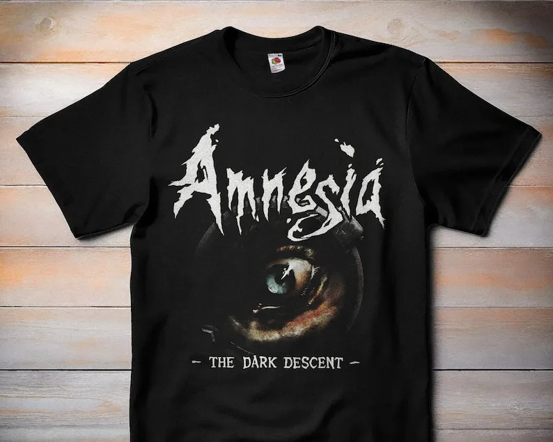 Amnesia The Dark Descent - V1 - Classic Video Game Horror Tshirt, Retro Gamer Tee, Gaming Shirt, Gamer Gift