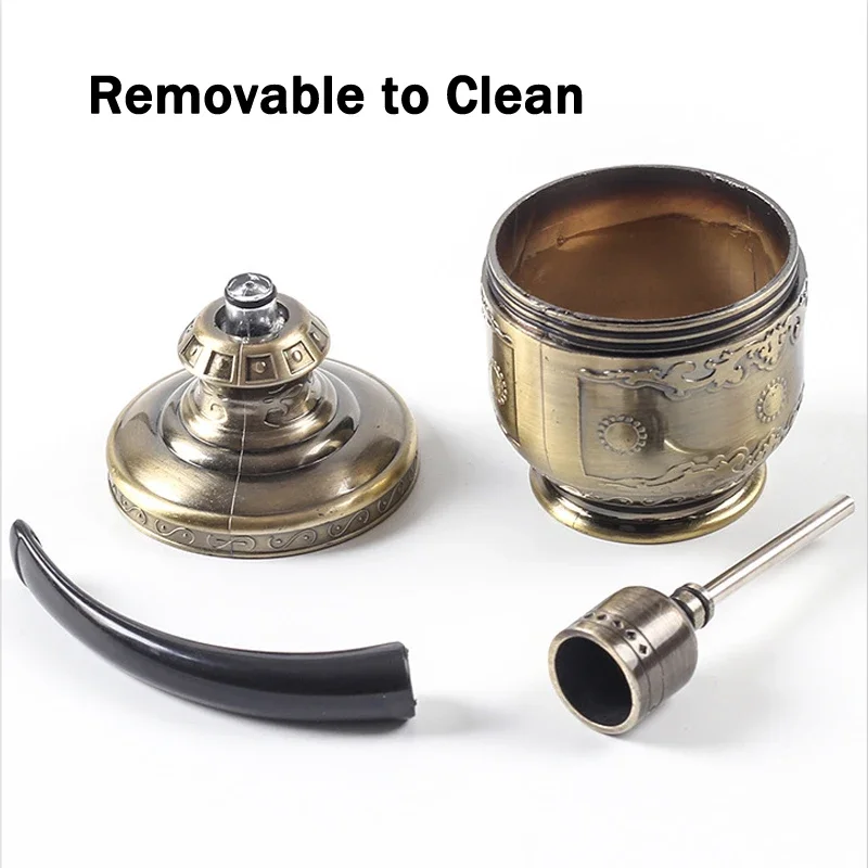 Classic Recirculating Water Cigarette filter Microfilter Creative Smoke Pipe Tar Filtration Portable Hookah Shisha Pipe Men Gift