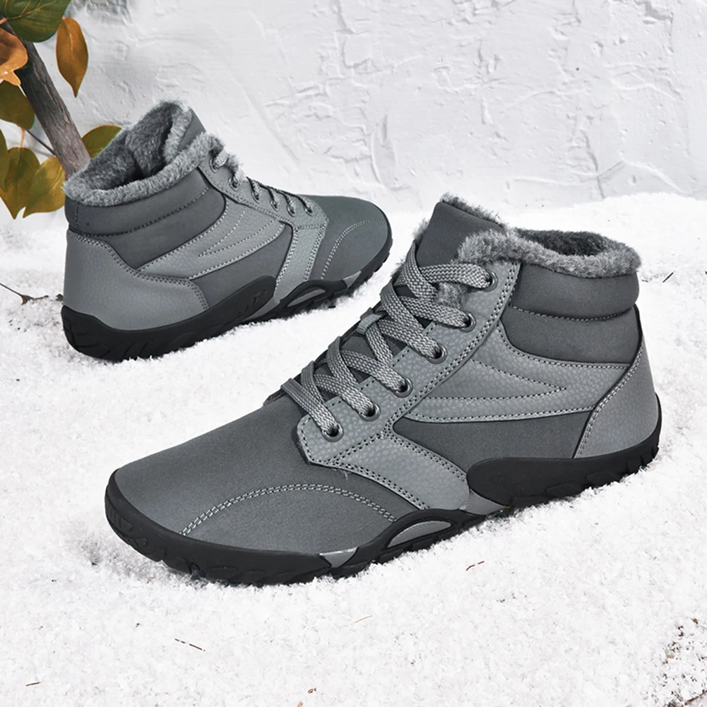 Zimowe buty śniegowce, odporne na zimno buty trekkingowe, wodoodporne botki za kostkę, antypoślizgowe, lekkie buty do chodzenia na podróże i aktywności na świeżym powietrzu.