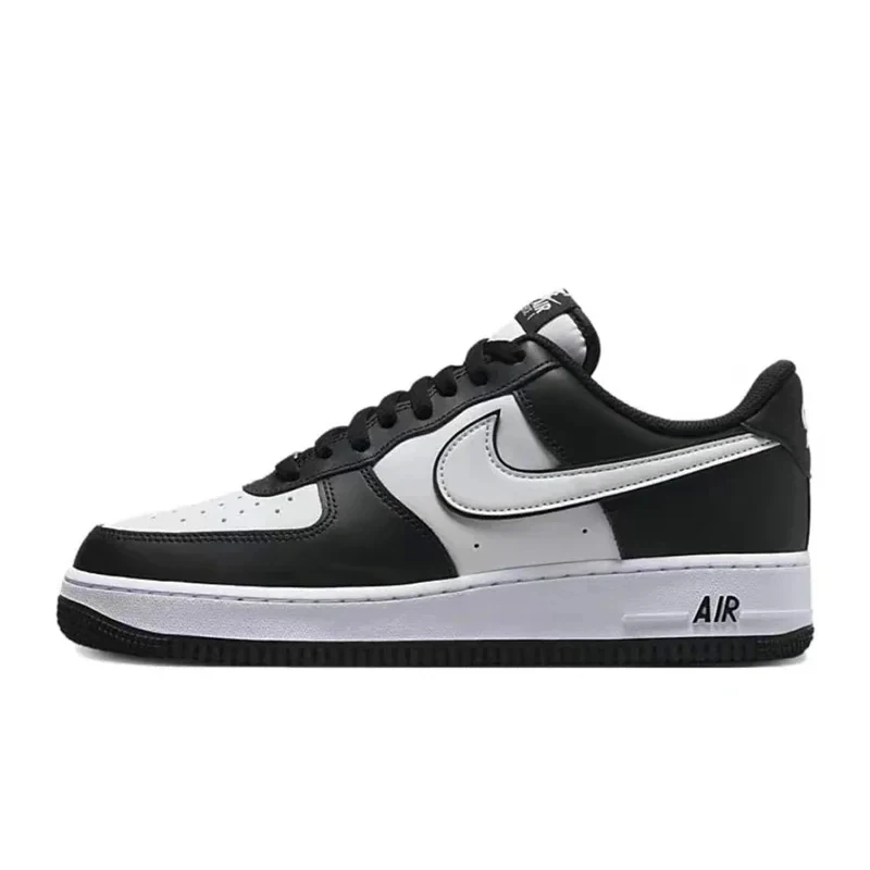 Nike Chaussures de skate basses pour hommes et femmes, Air Force 1 07, Baskets de sport, Tout blanc, Baskets Panda Casual, Tains