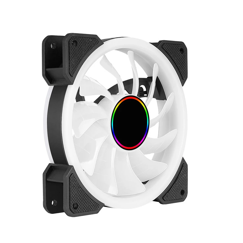 PCled Chassis Fan 6pin Ultra Silent DC 12V Computer Rgb Light Emitting 12025 Cooling CF Air-Cooled Desktop Host Chassis Cooling